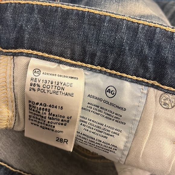 AG: Adriano Goldscmied, The Farrah Skinny, Size 28R - Picture 5 of 5